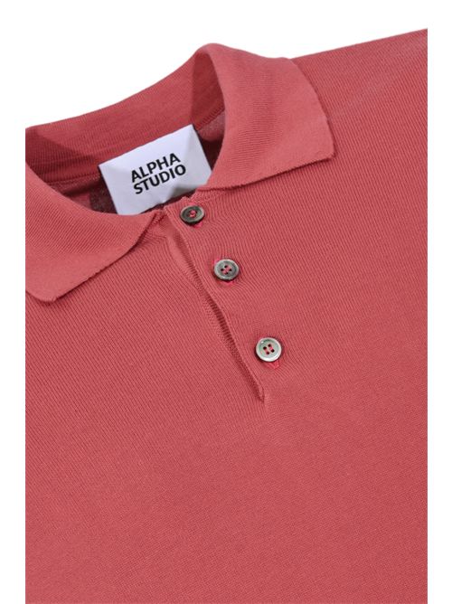 Polo in filato di cotone Cipolla Alpha studio | AU-5001B1005